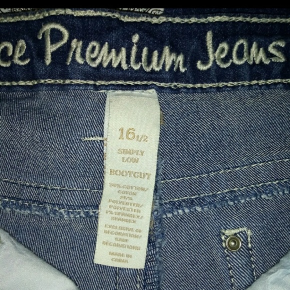 Justice Premium Wide Leg Jeans - Picture 6 of 8